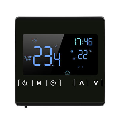qualité  Warm Time Display LCD Touch Screen Floor Heating Room Thermostat AC85-240V Water Heating Temperature Controller usine