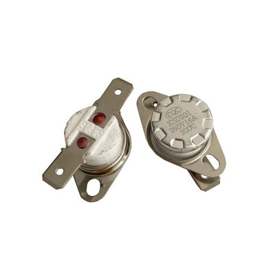 qualité  CQC KSD301/302 Ceramic Jump Thermostat 16A 250V 40~260C Sudden Normally Closed Normally Closed Thermal Switch usine